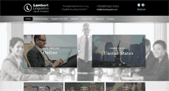 Desktop Screenshot of lambertlinguistics.com